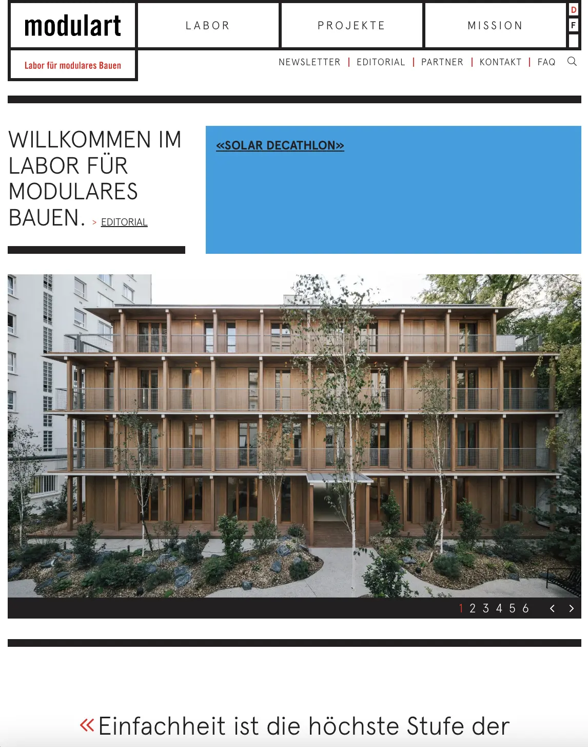 News von modulart.ch